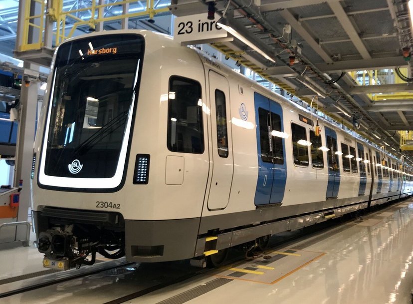 Bombardier : premières livraisons de métros à Stockholm